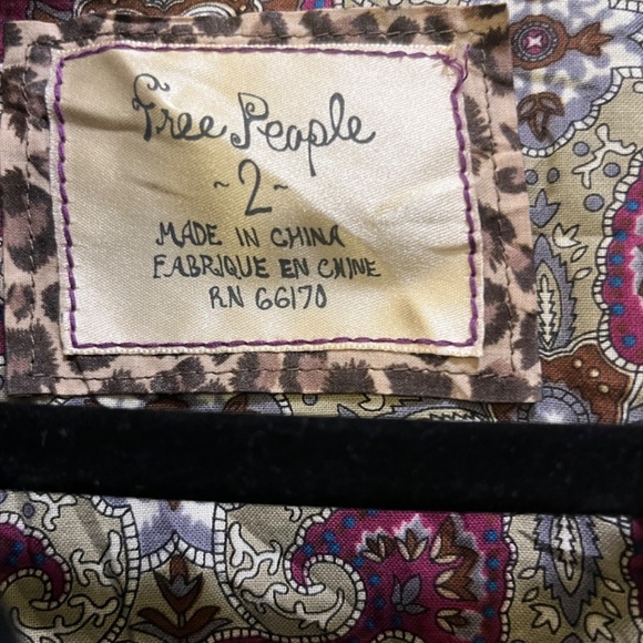 Free People Velvet Brocade Newsroom Coat - Picture 4 of 4